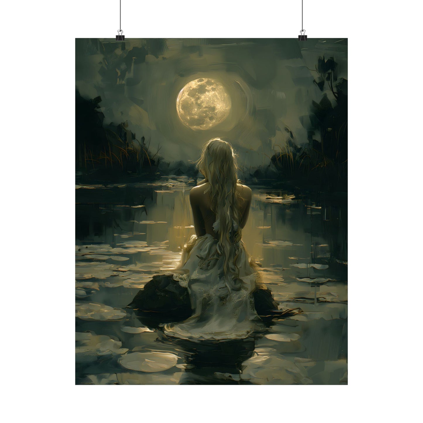 Full Moon Art Print