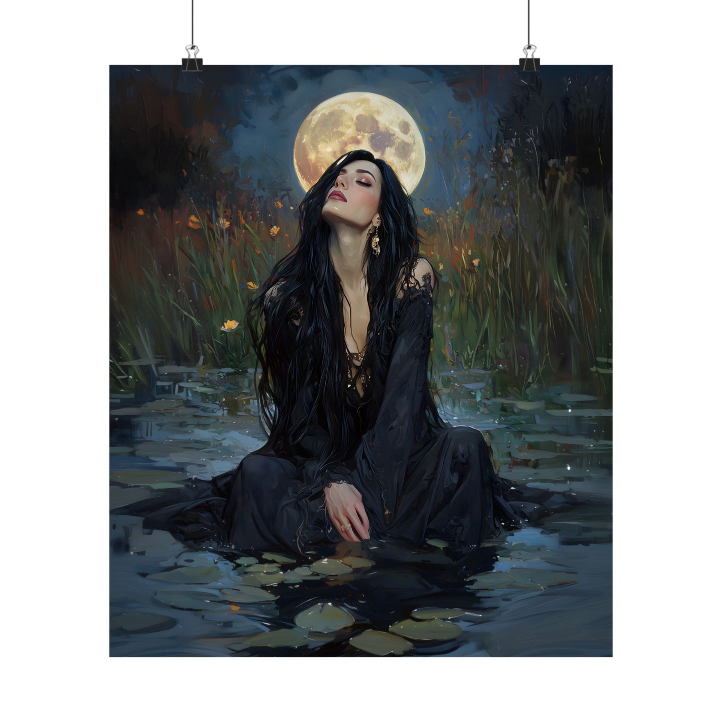 Moonshine Witch Art Print