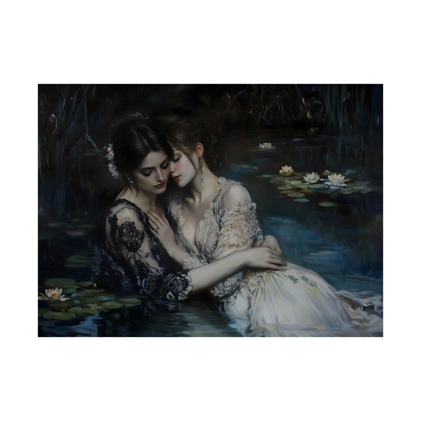 Lovers Art Print