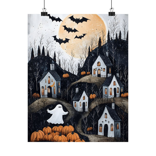 Halloween Town Art Print