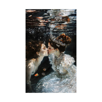 Underwater Love Art Print