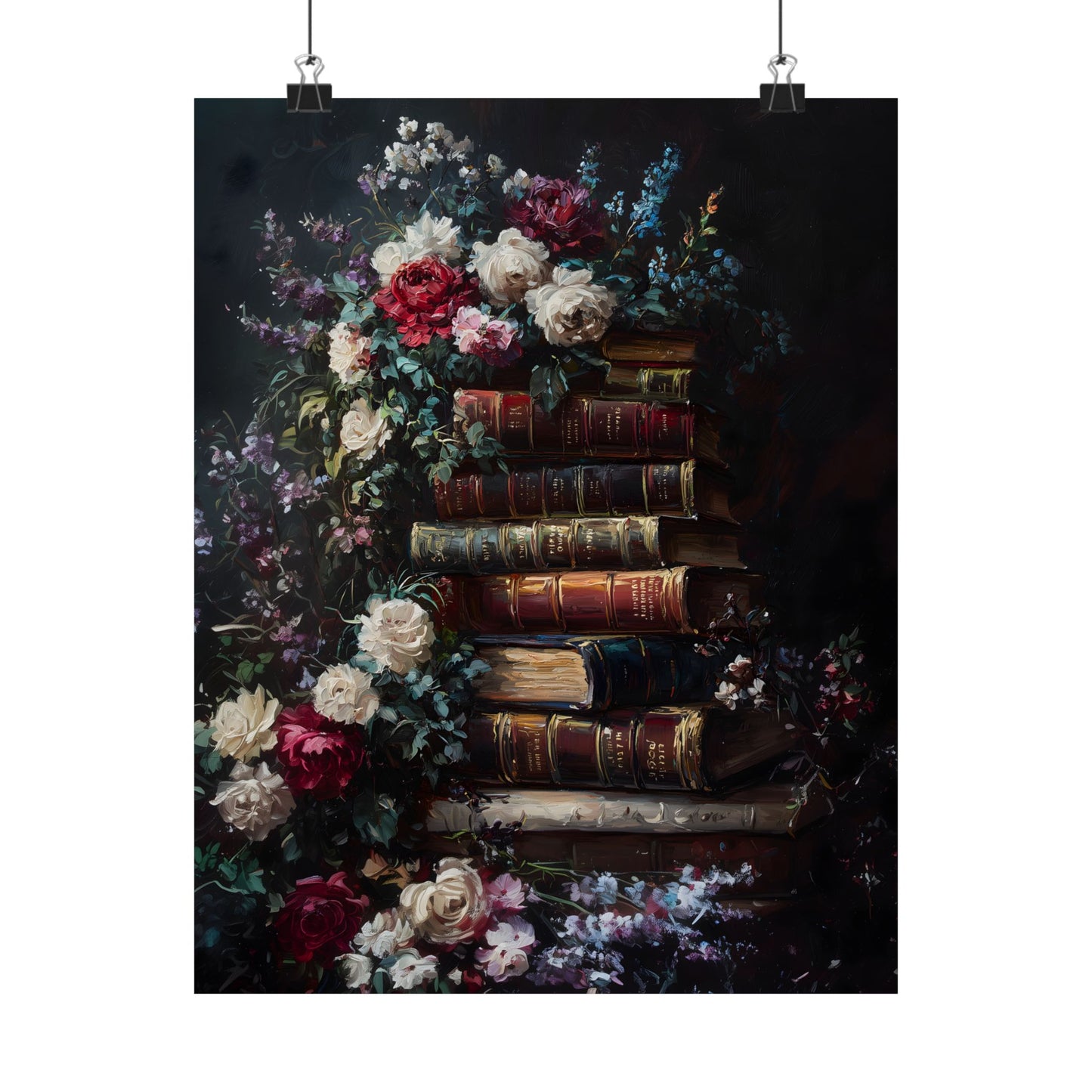 Stack of Books Art Print