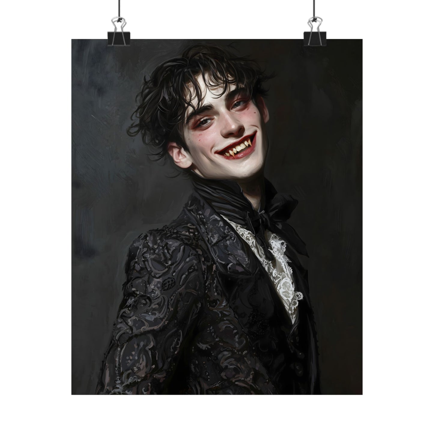 Cute Vampire Matte Vertical Posters