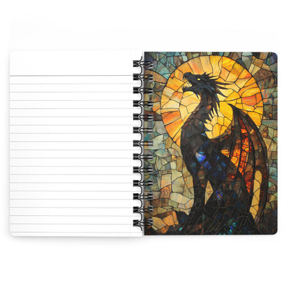 Black Dragon Spiral Bound Journal