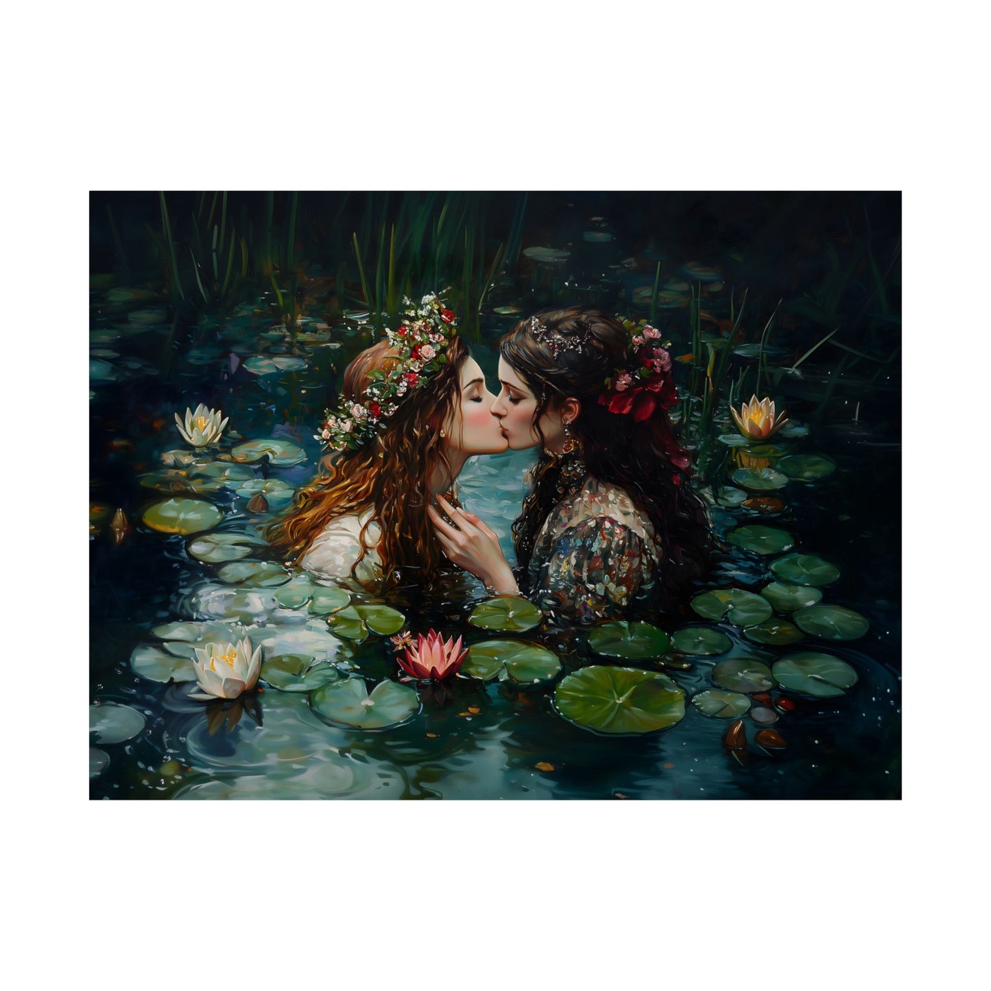 Ophelia in Love Art Print