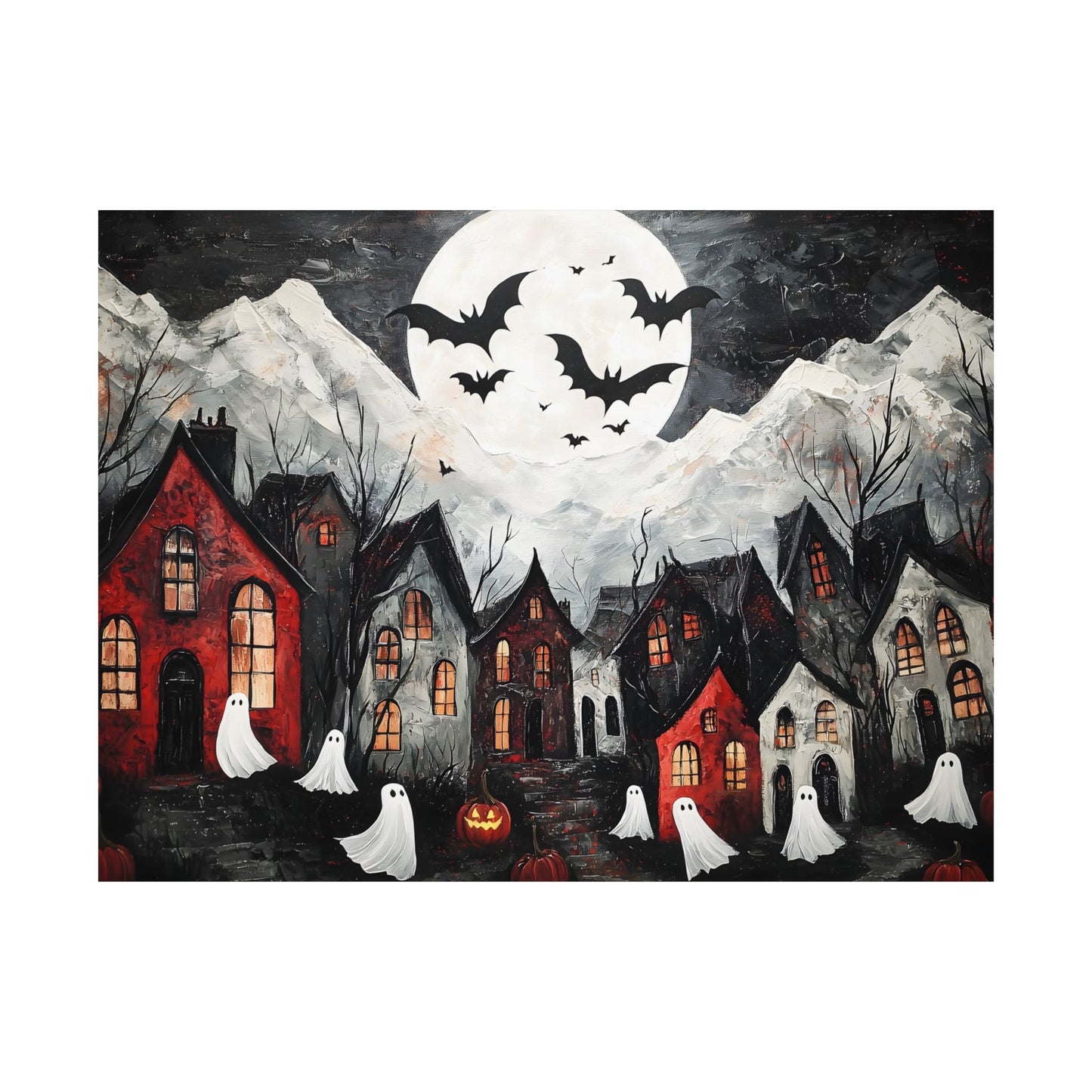 Halloween Town Art Print