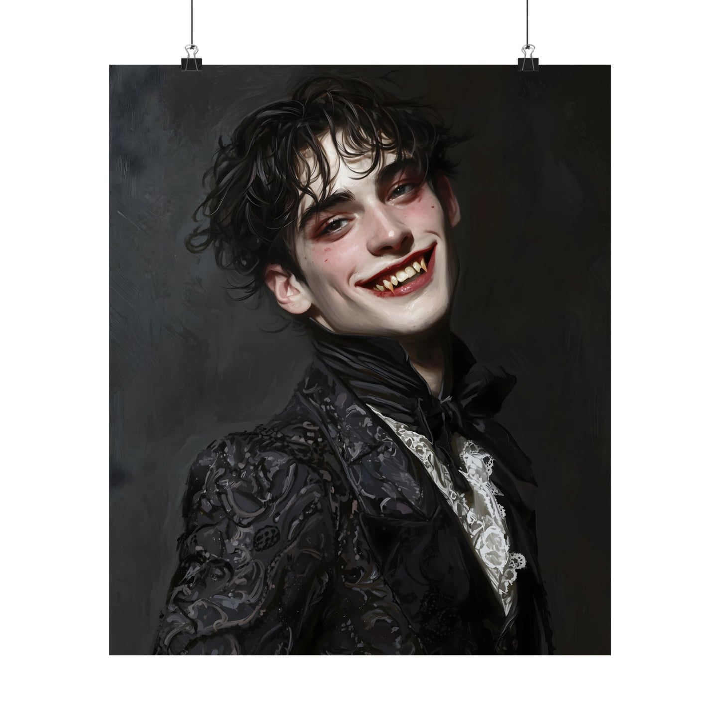 Cute Vampire Matte Vertical Posters