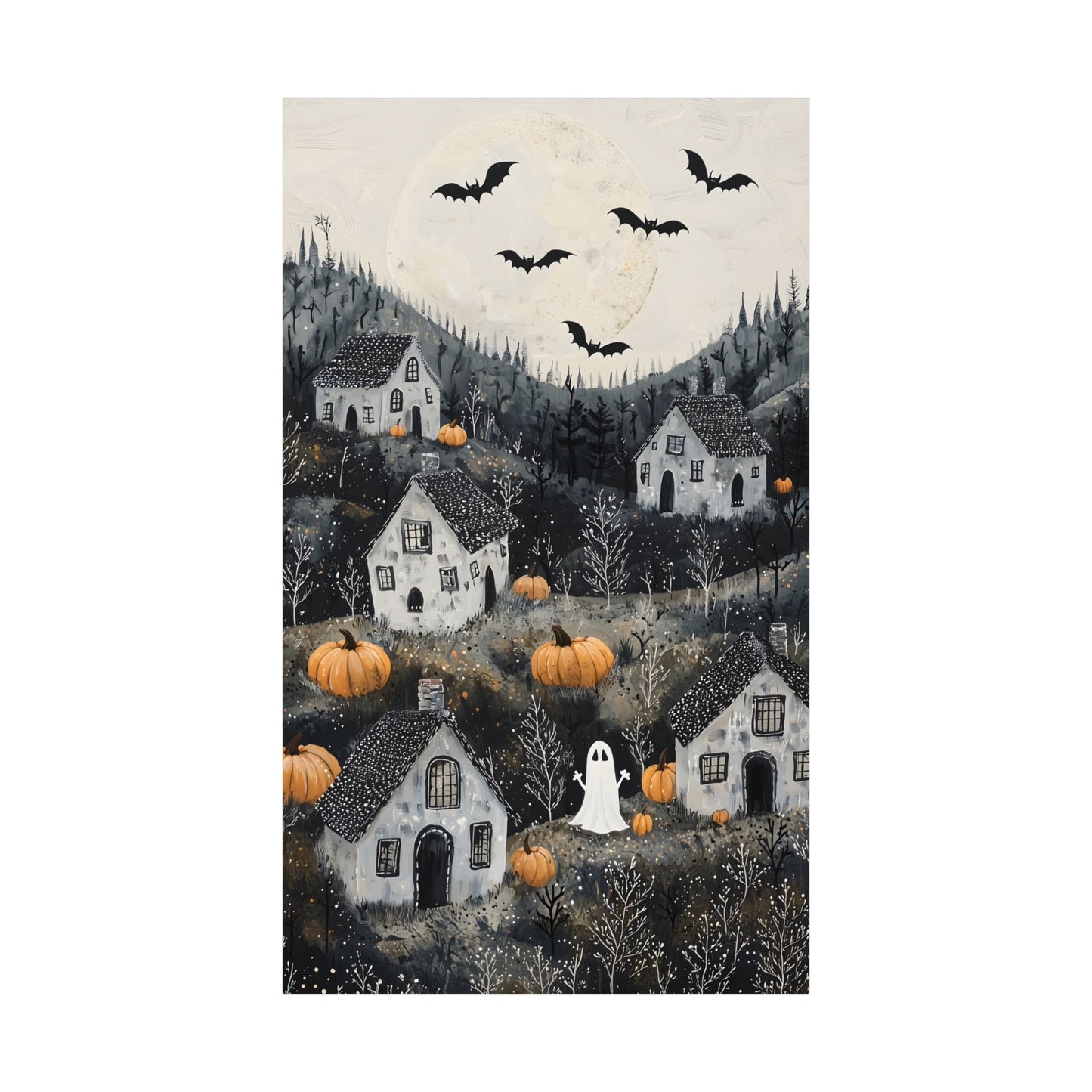 Halloween Town Art Print