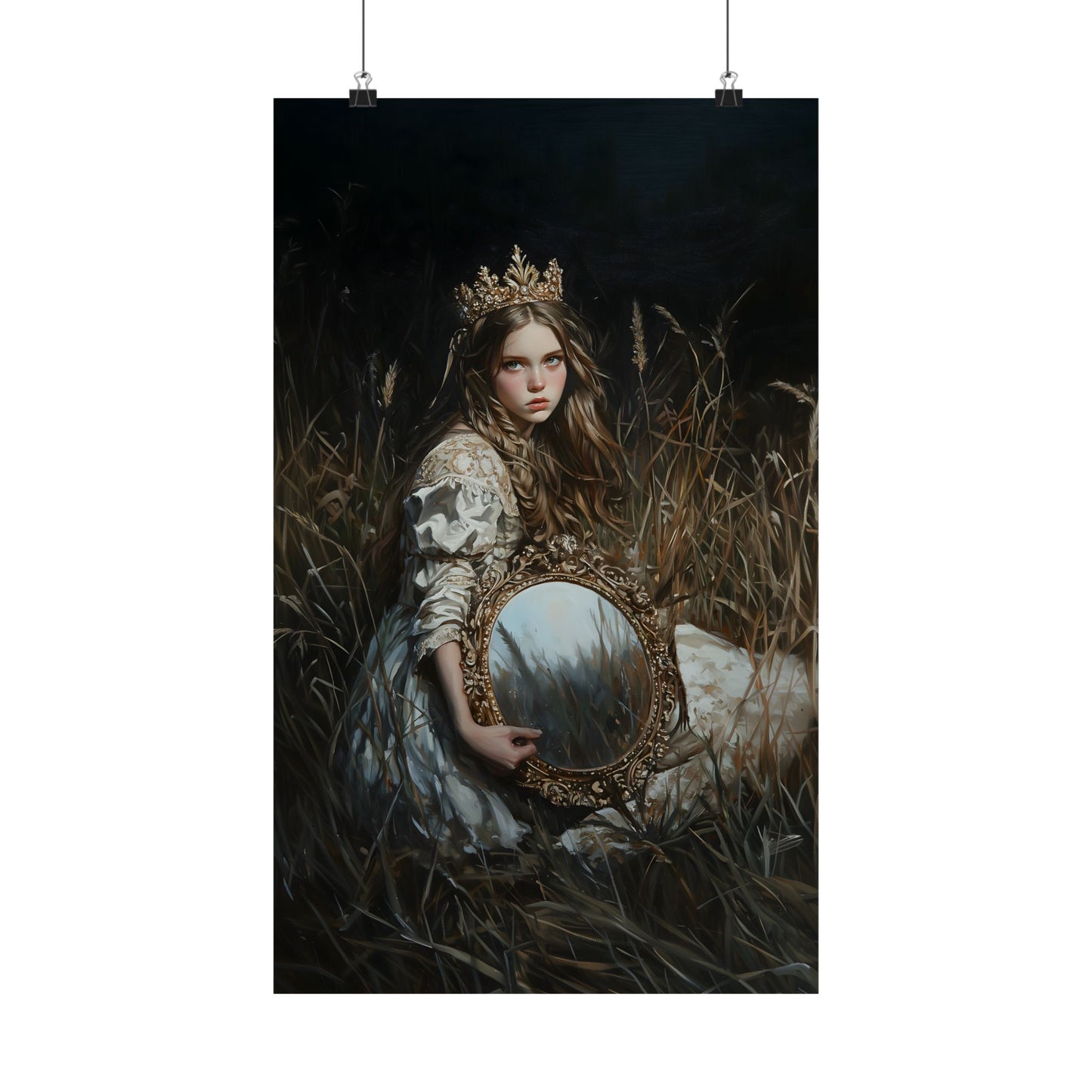 Princess Mirror Art Print