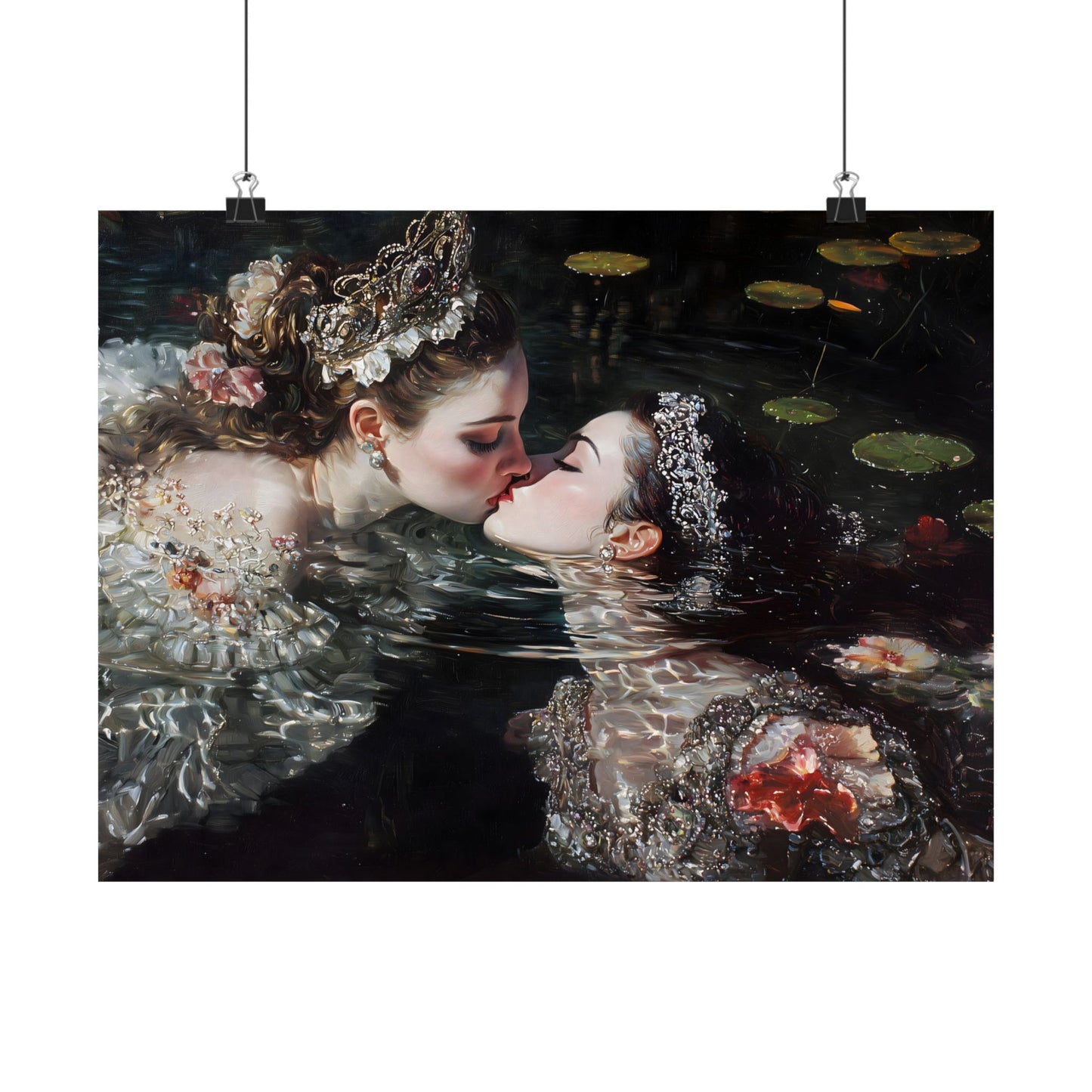 Swimming Queens Art Print