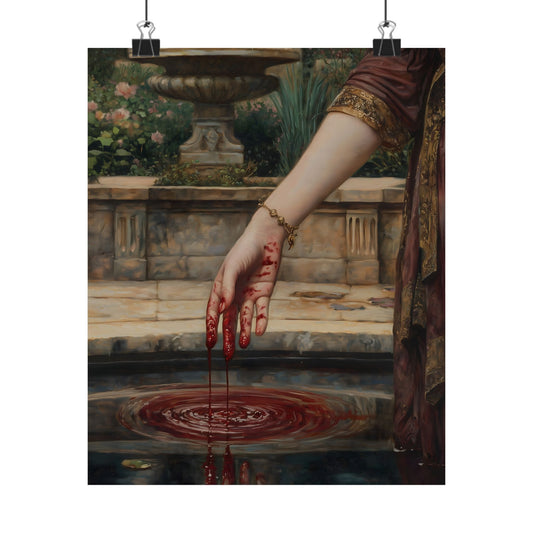 Blood and Water Art Print