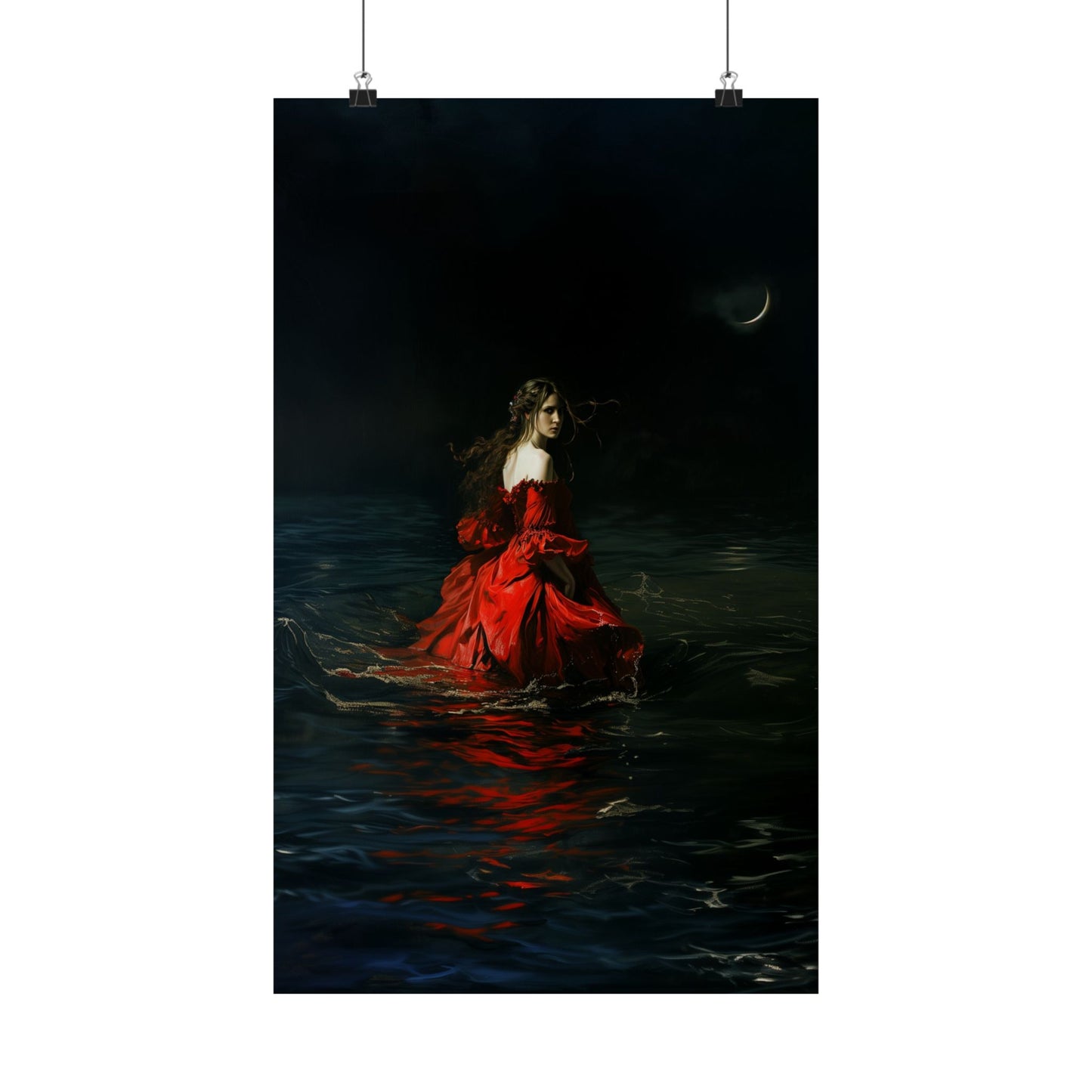 Red Dress Art Print