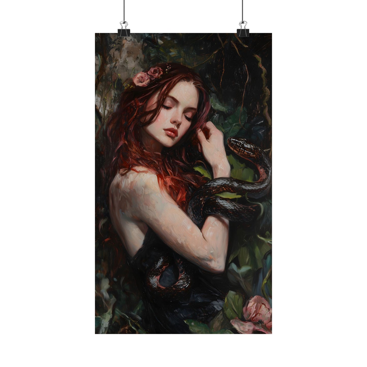 Lilith and Snake Art Print