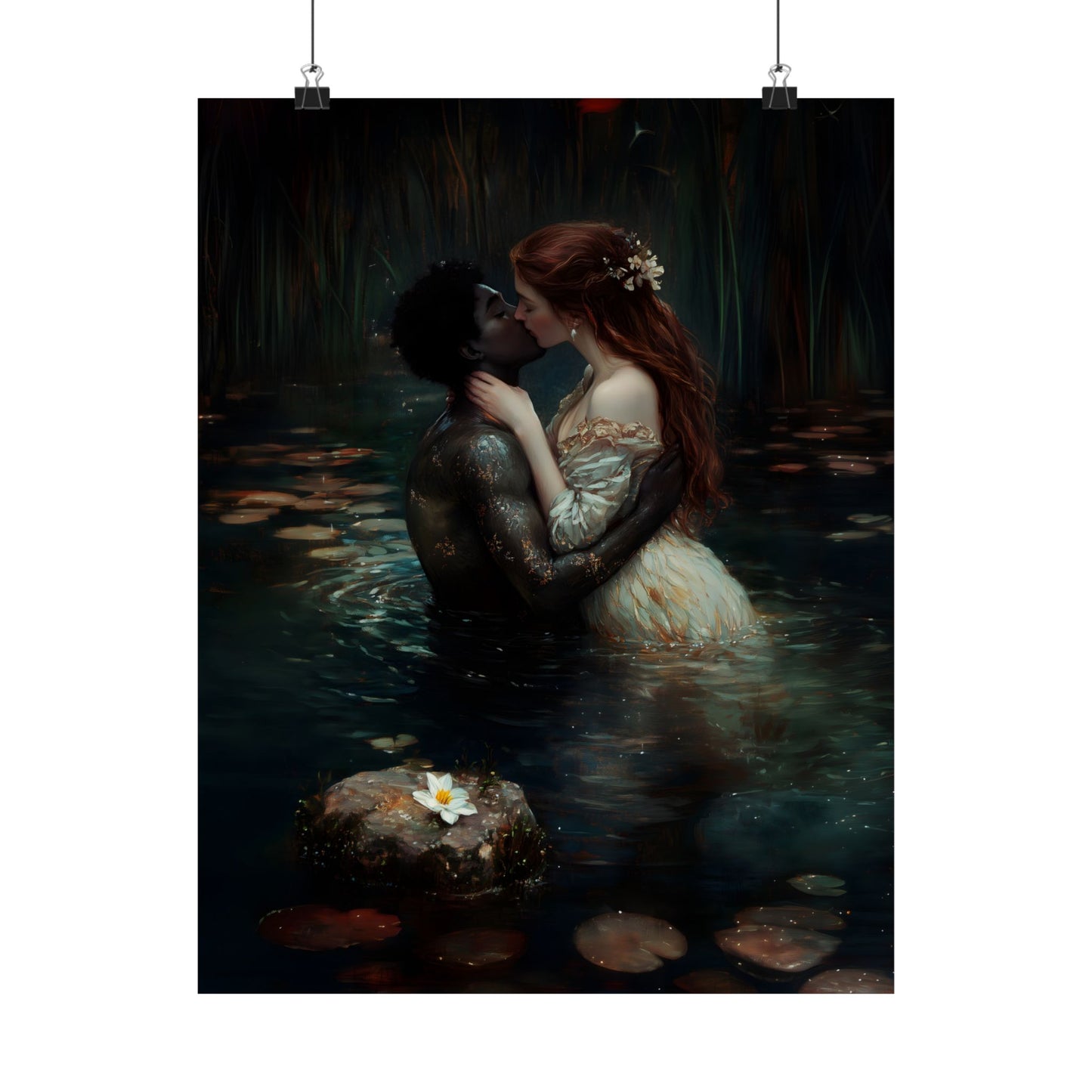 Lovers Art Print