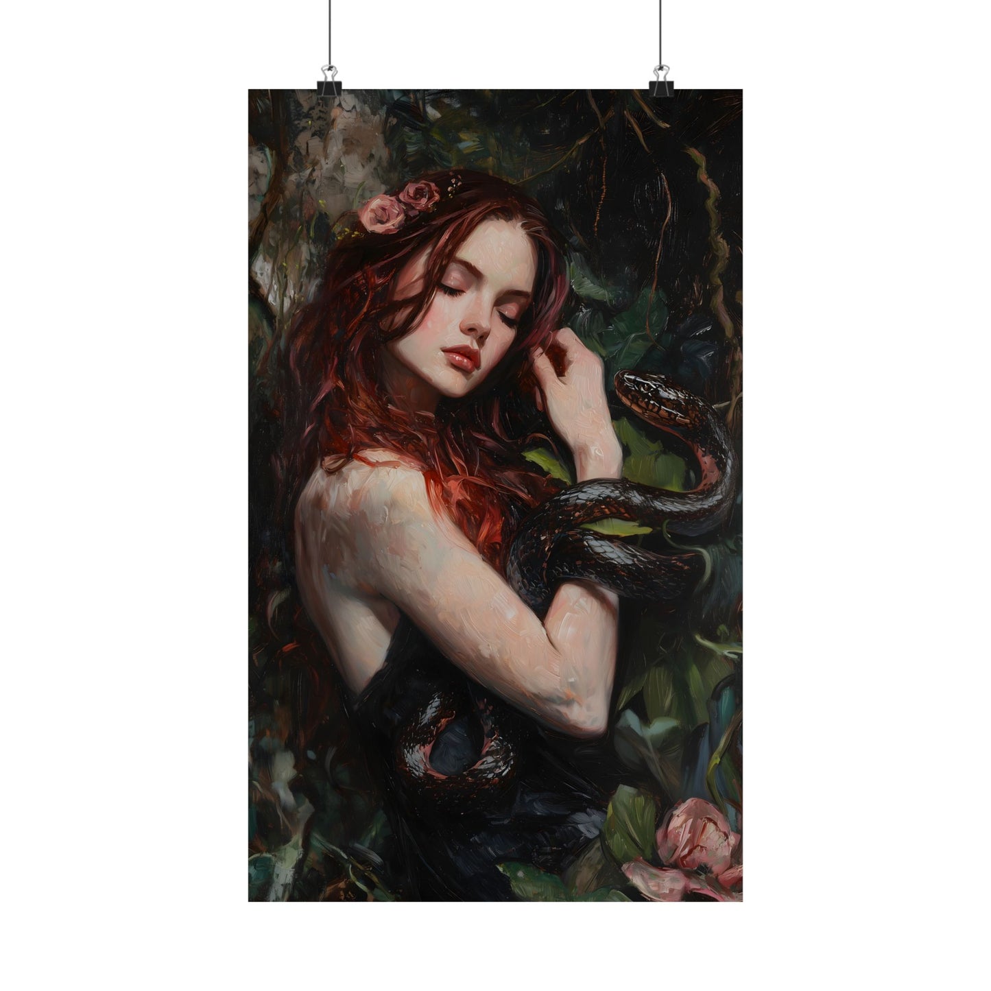 Lilith and Snake Art Print