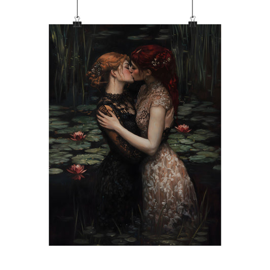 Lovers Art Print