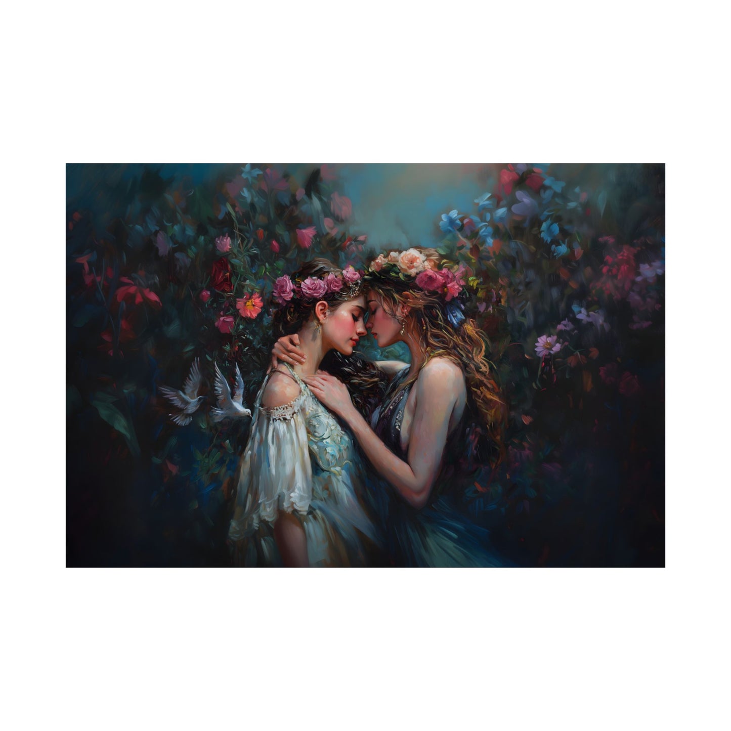 Spring Lovers Art Print