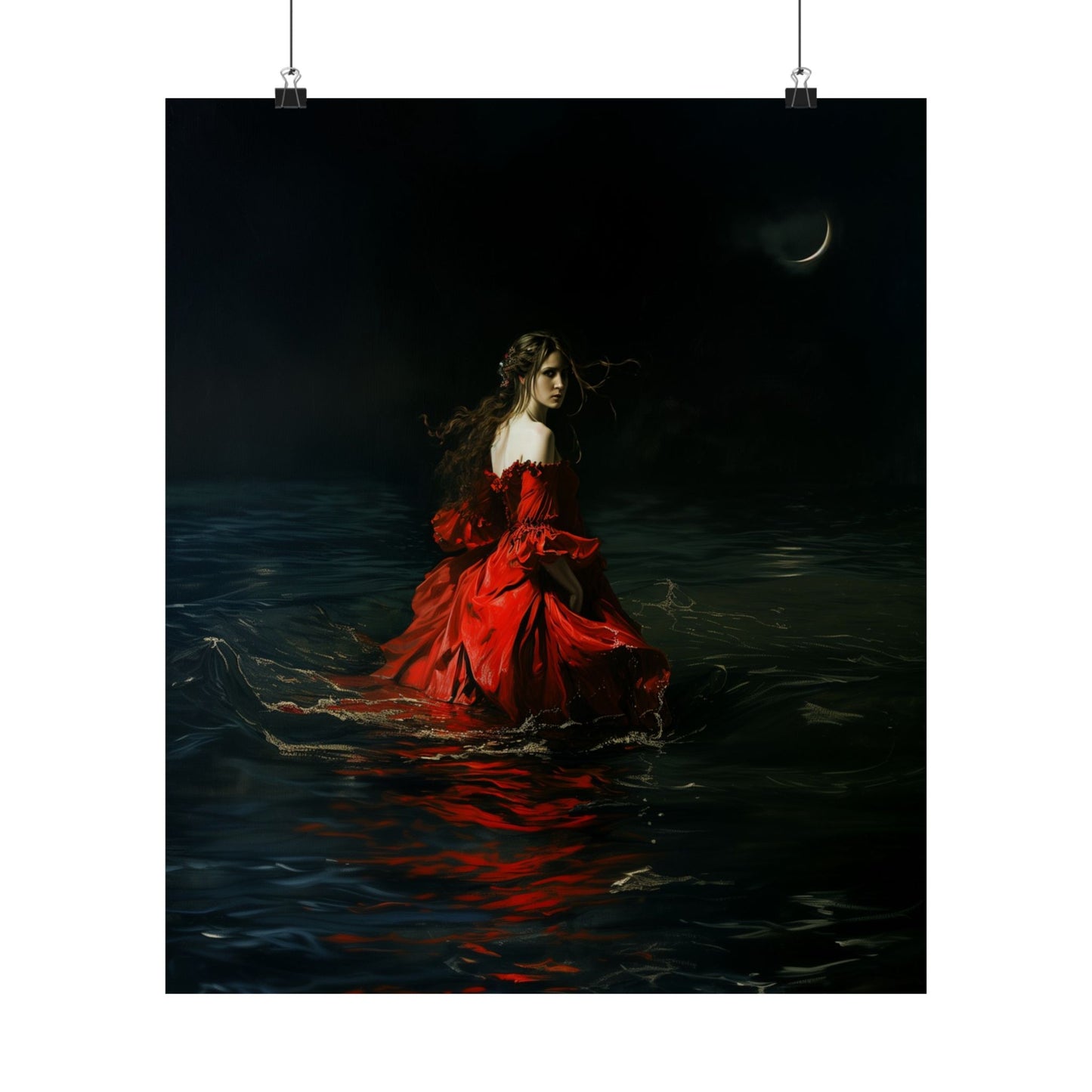 Red Dress Art Print