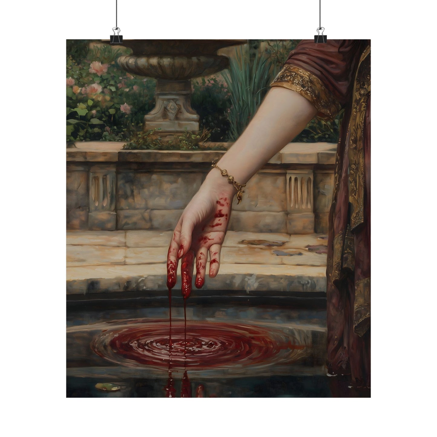 Blood and Water Art Print