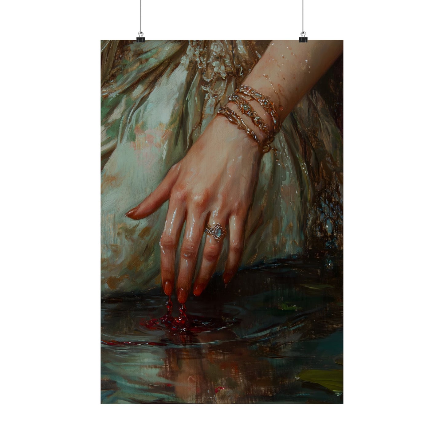 Bloody Hands Art Print