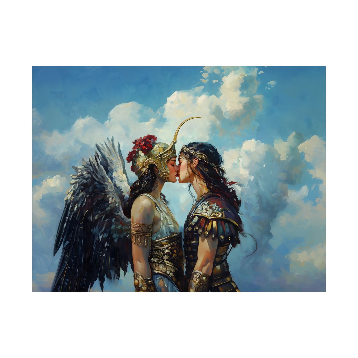 Nike and Athena Art Print