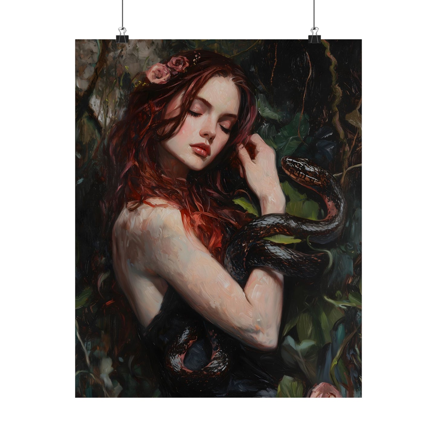 Lilith and Snake Art Print