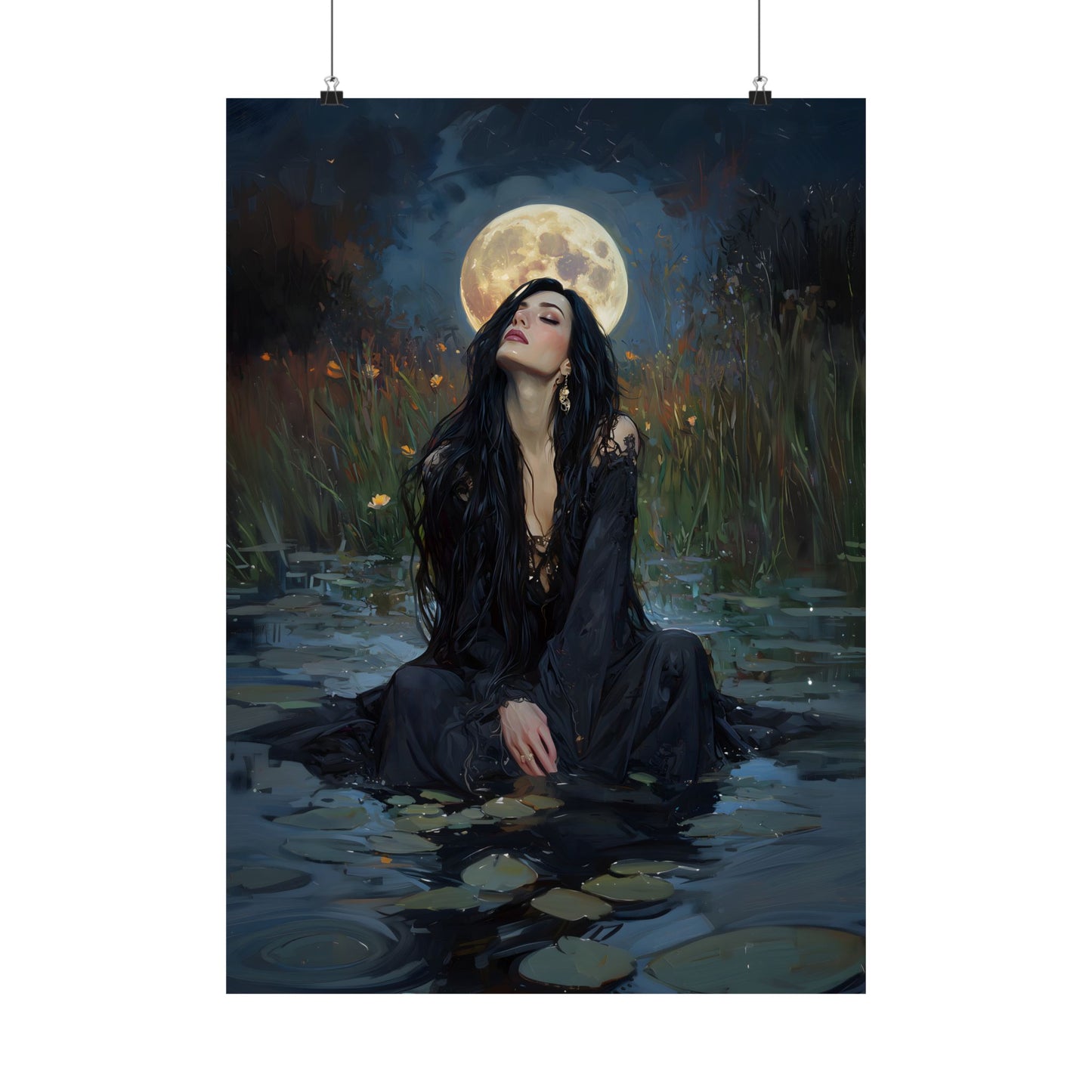 Moonshine Witch Art Print