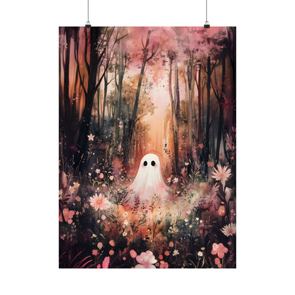 Floral Ghost Art Print