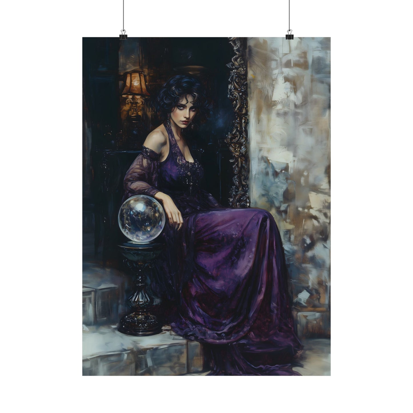 Purple Witch Art Print