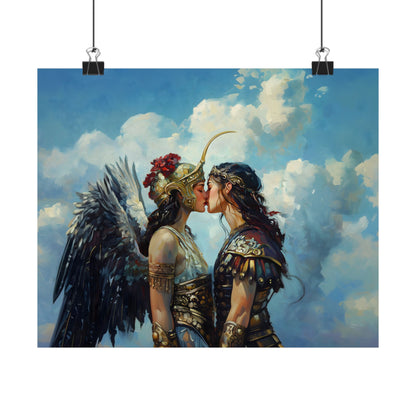 Nike and Athena Art Print