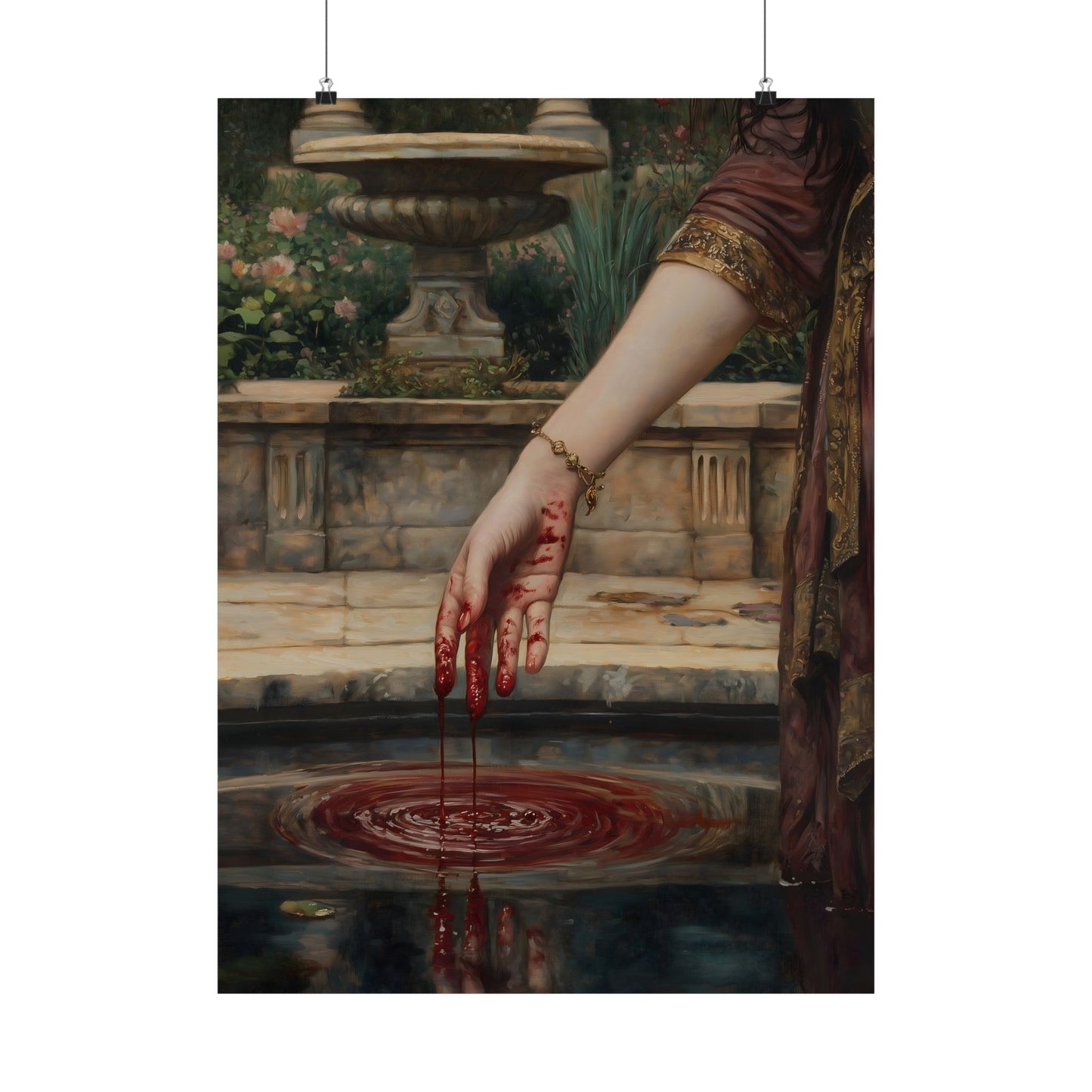 Blood and Water Art Print