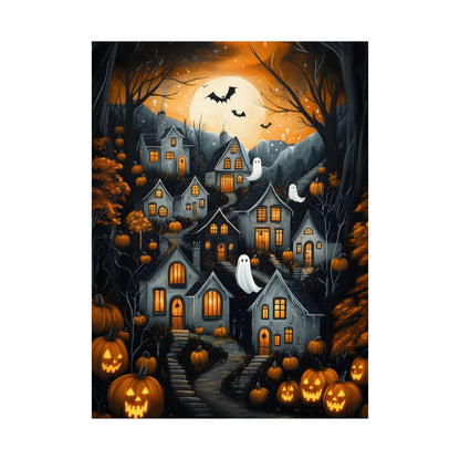 Halloween Town Art Print