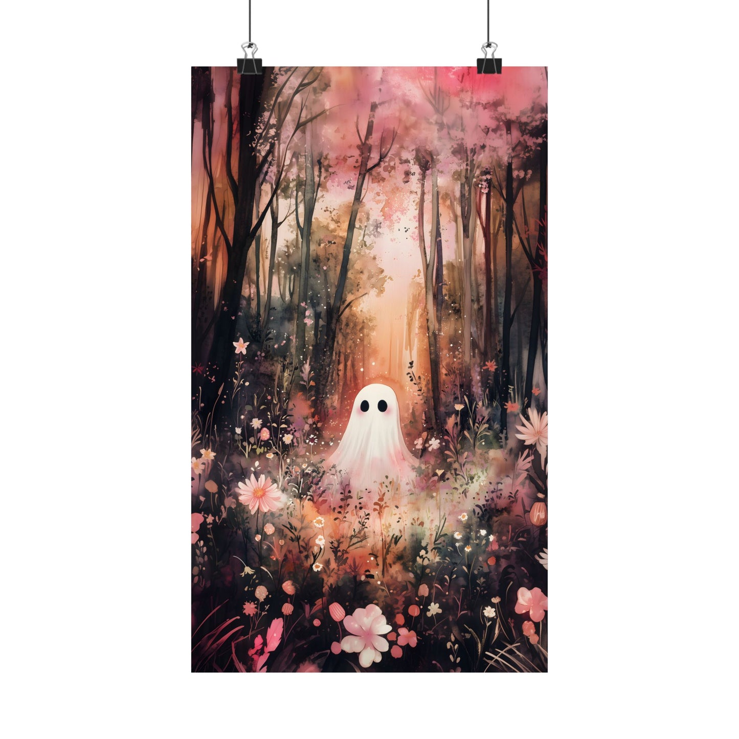 Floral Ghost Art Print