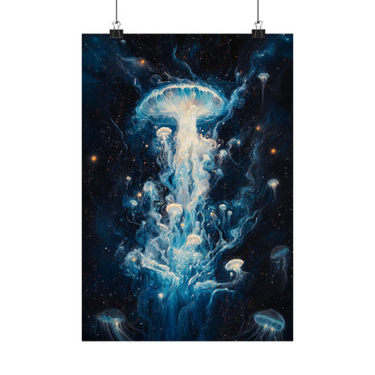 Etheral Jelly Fish Art Print