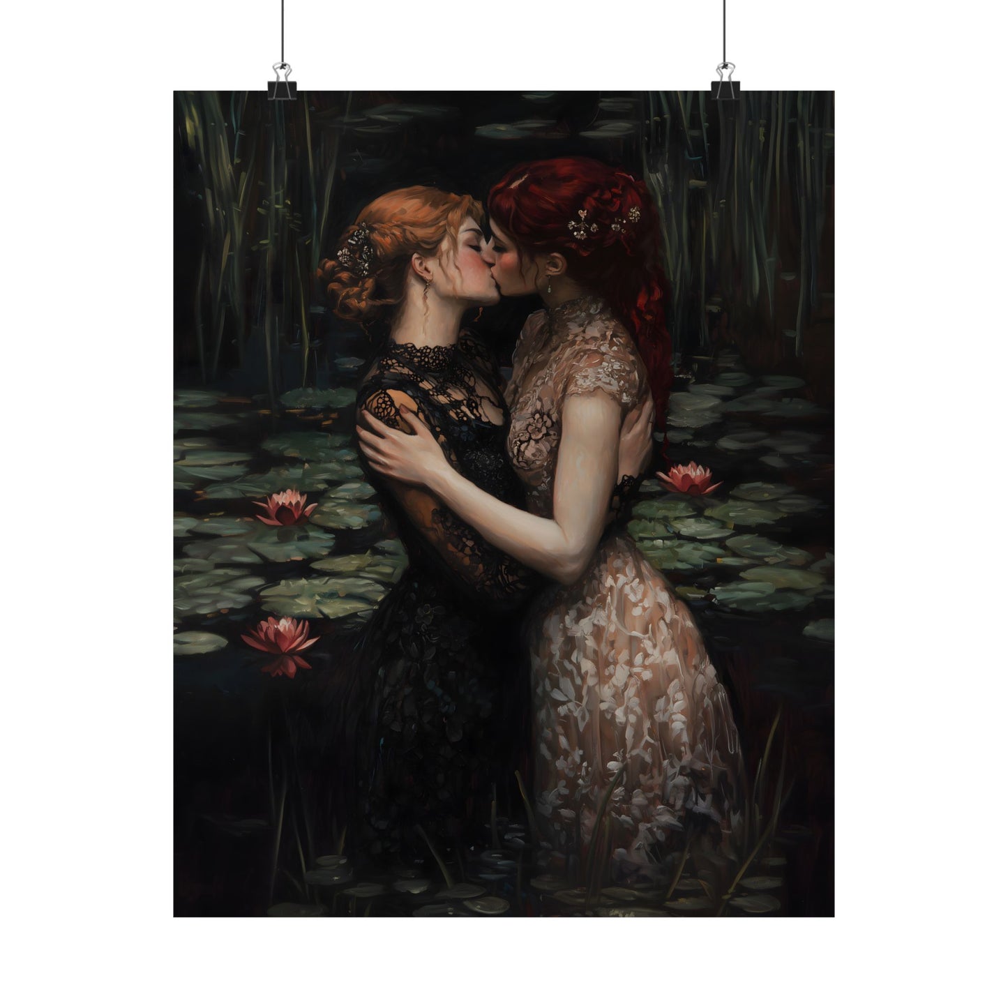 Lovers Art Print