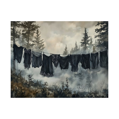 Goth Laundry Day Art Print