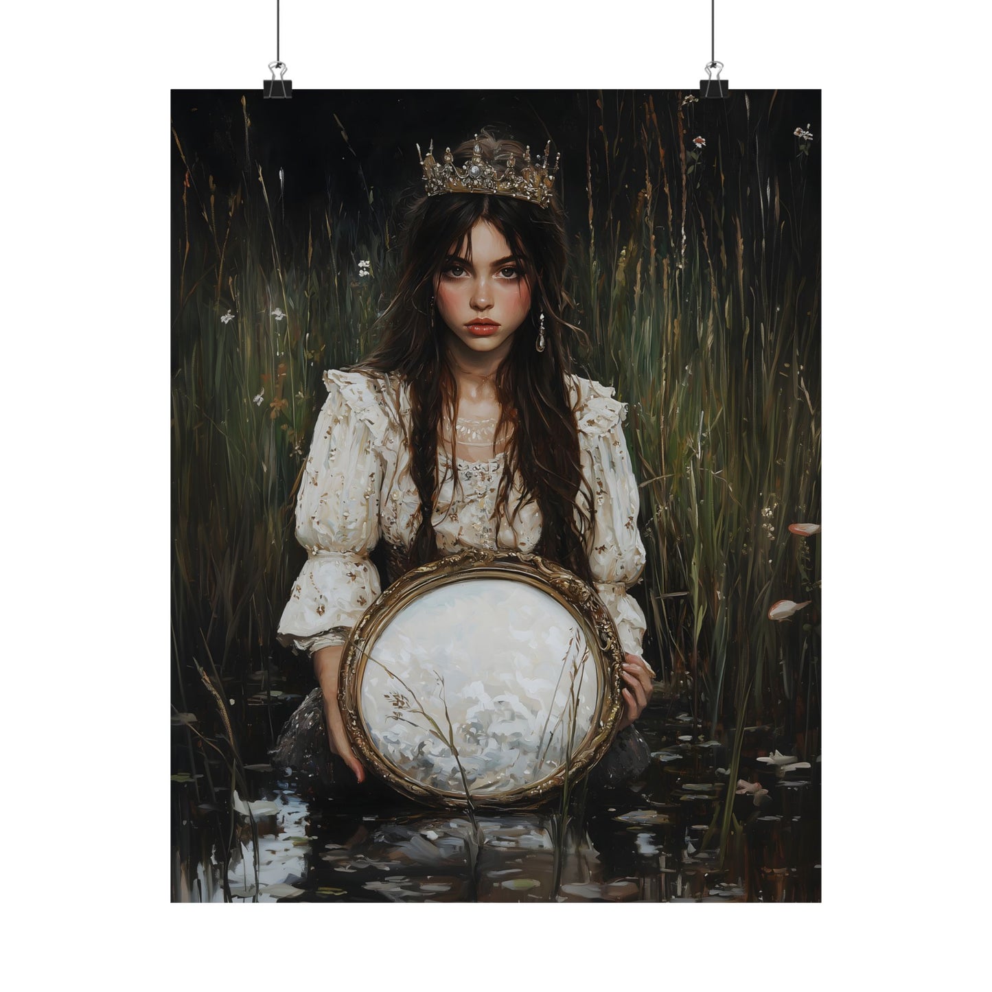 Wet Mirror Art Print