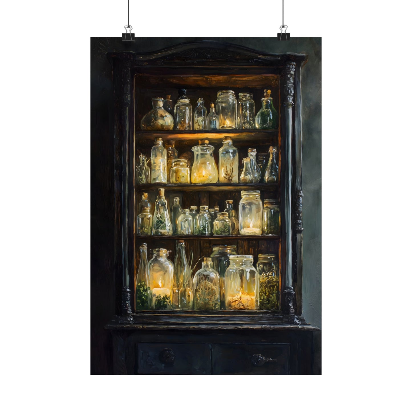 Witchy Cabinet Art Print