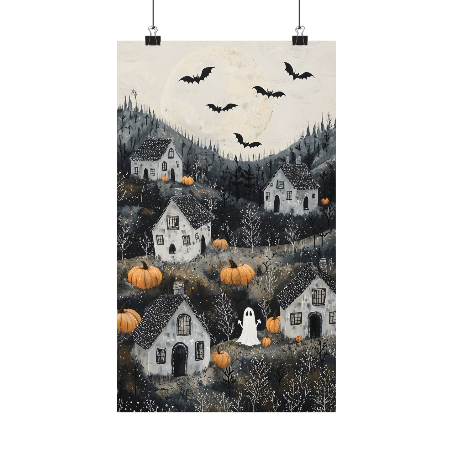 Halloween Town Art Print