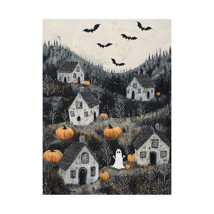 Halloween Town Art Print