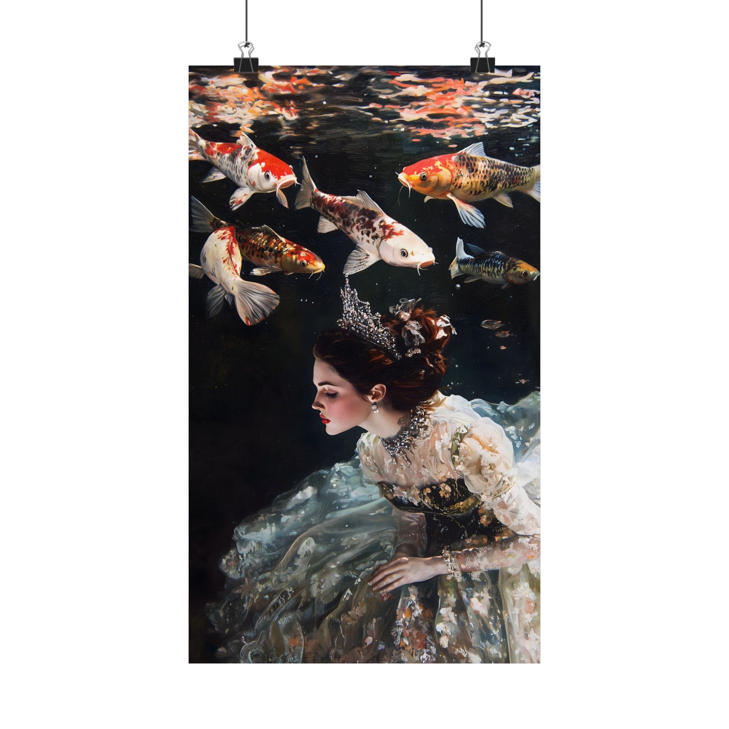 Underwater Princess Art Print