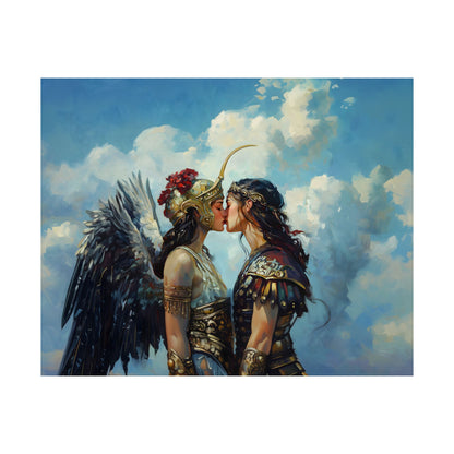 Nike and Athena Art Print