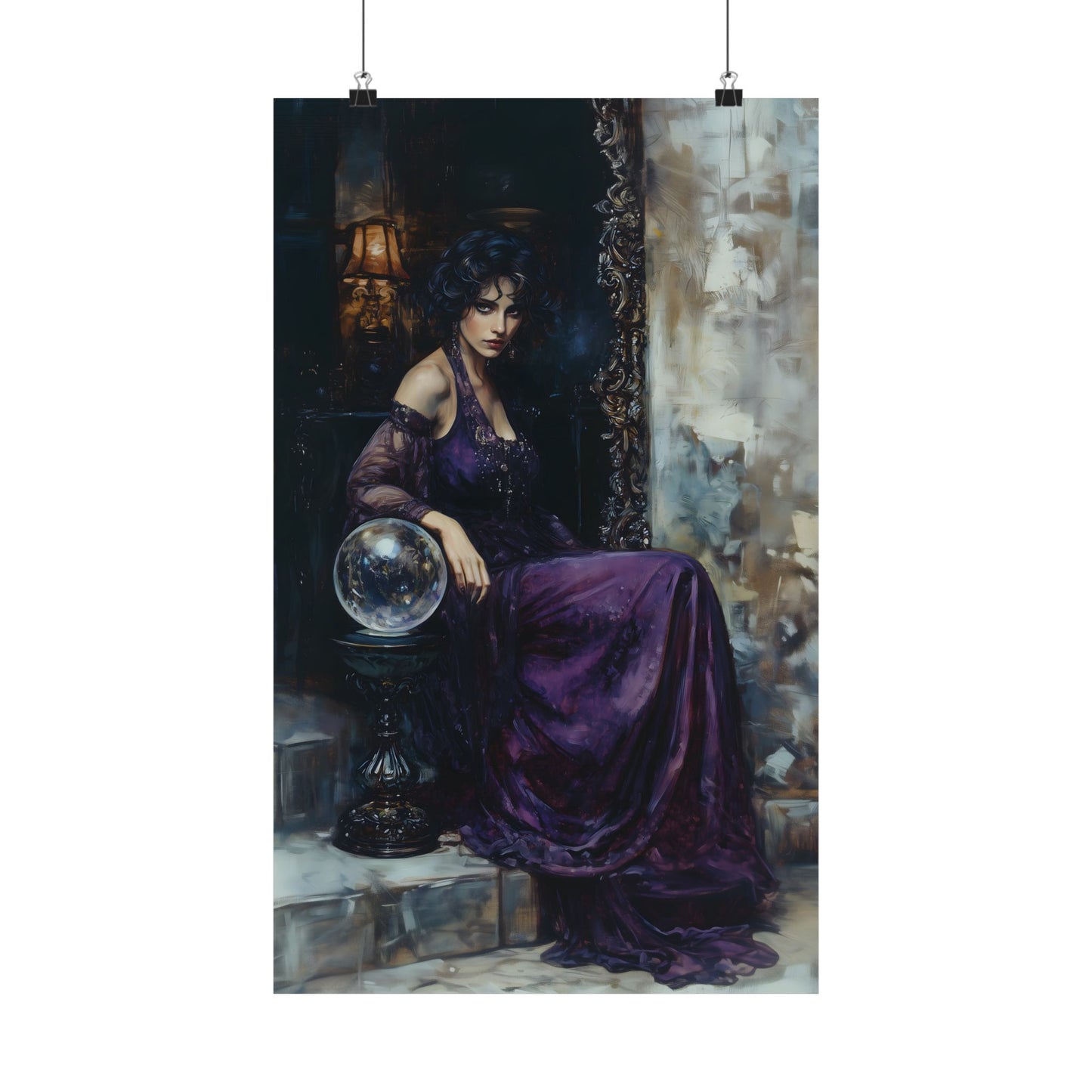 Purple Witch Art Print