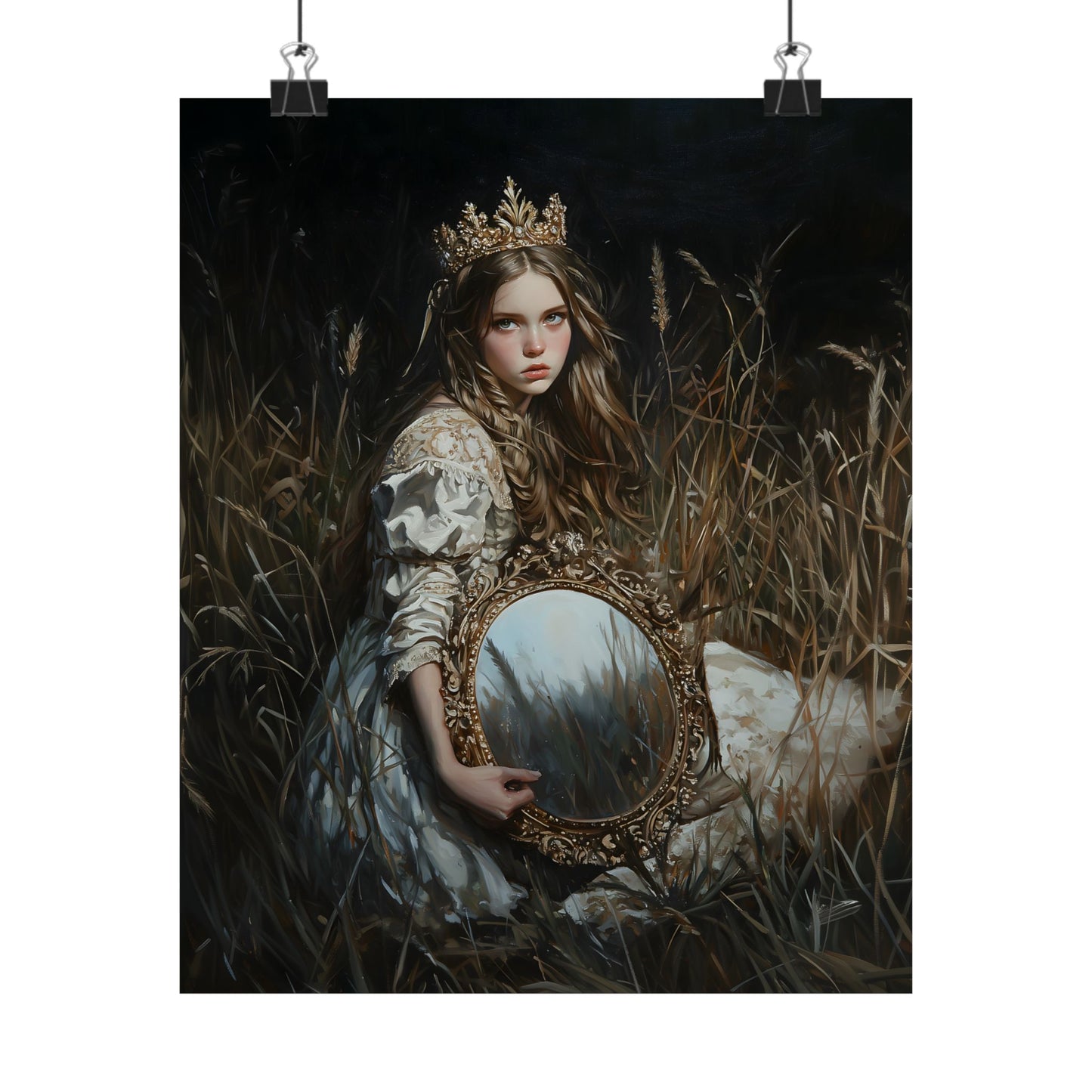 Princess Mirror Art Print