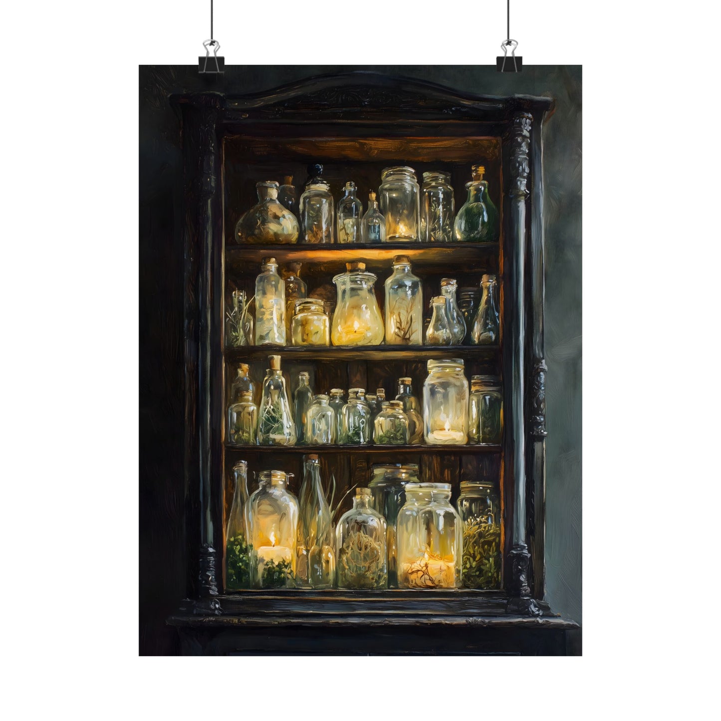 Witchy Cabinet Art Print