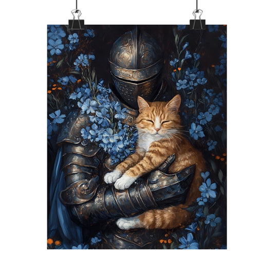 Knight and Orange Cat