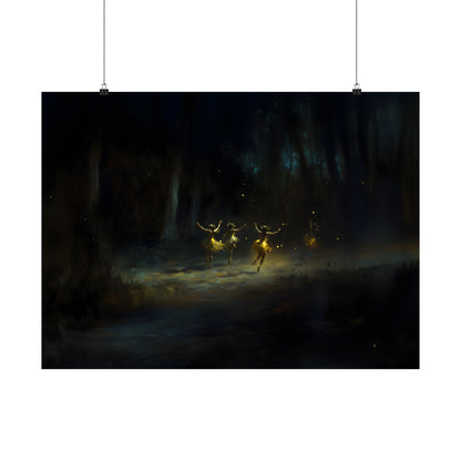 Fairies Forest Art Print