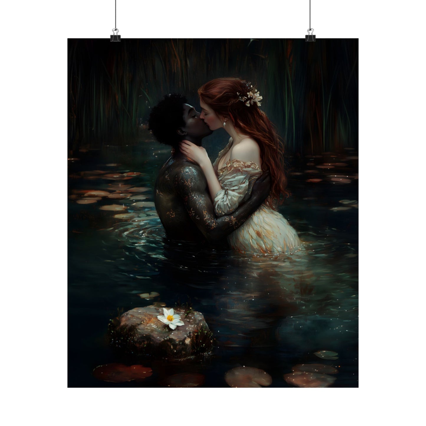 Lovers Art Print