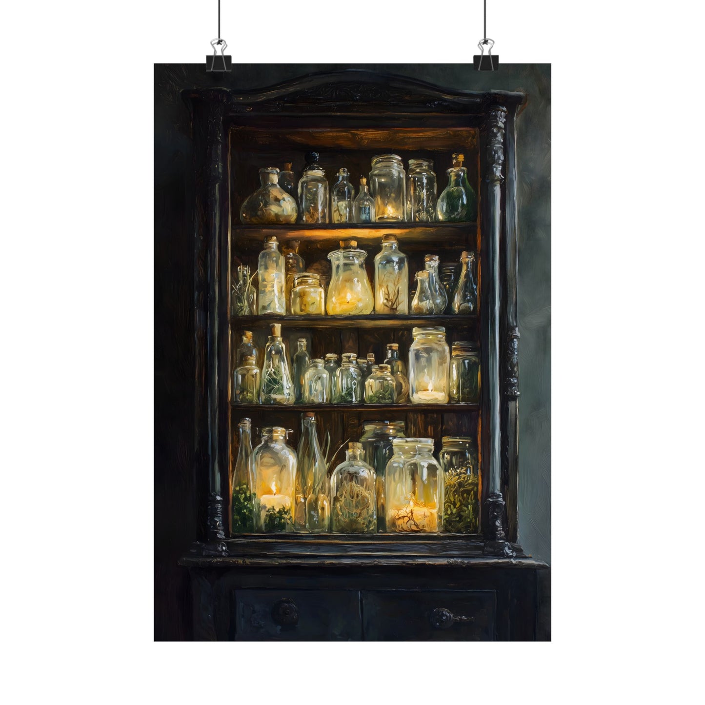 Witchy Cabinet Art Print