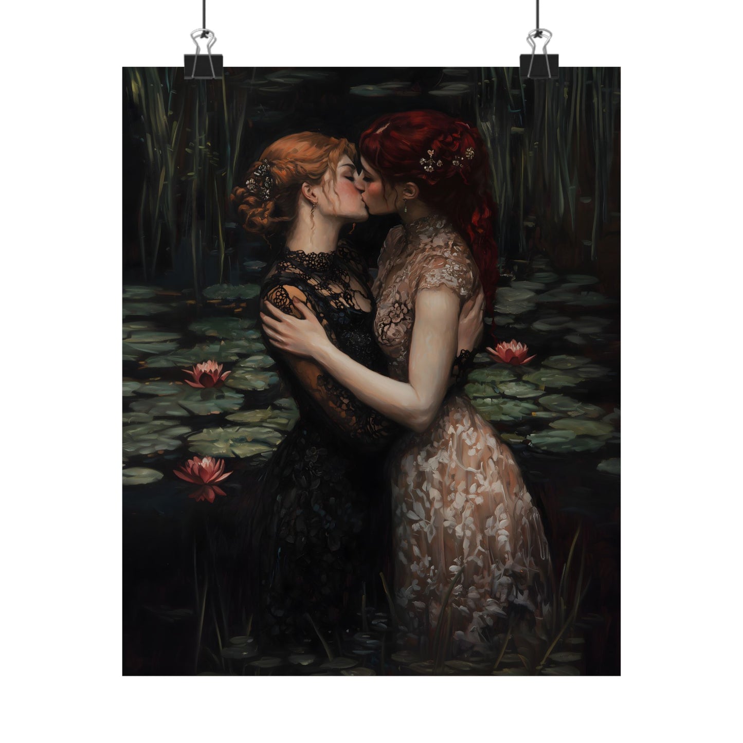 Lovers Art Print